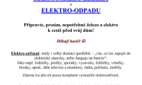 Sběr starého železa a elektroodpadu